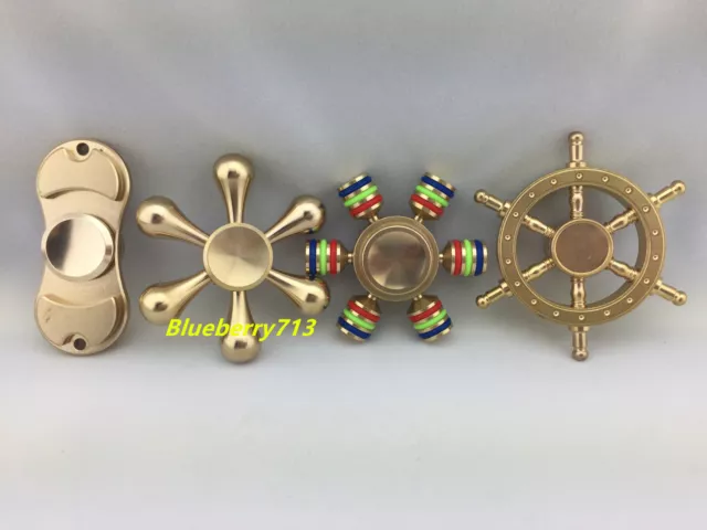 New!  Fidget Hand Spinner Metal Finger Toy -- Stress Reducer