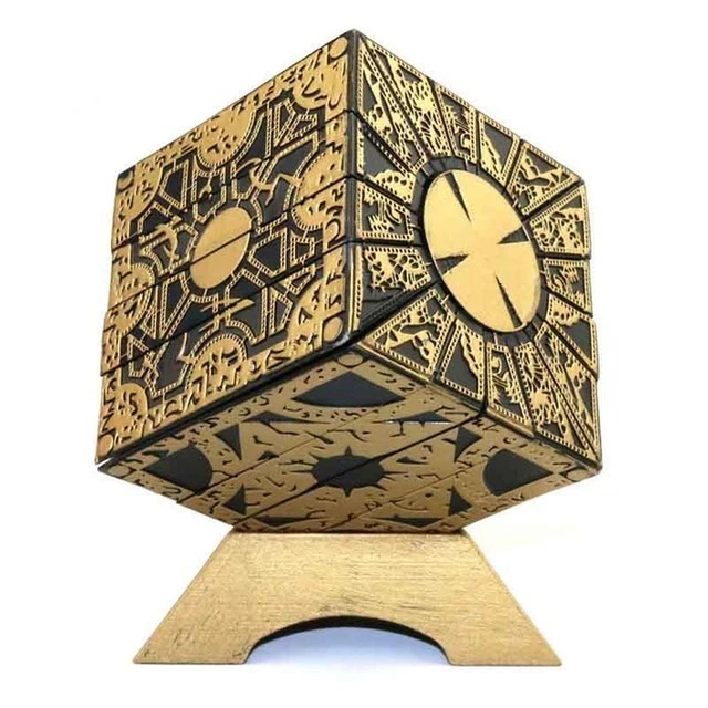 Hellraiser Cube Puzzle Box Pinhead Prop - Fully Functional Terror Toy