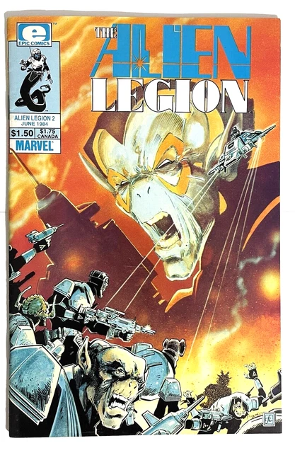 The Alien Legion #2 Cvr A 1984 Marvel Epic Comics Vf