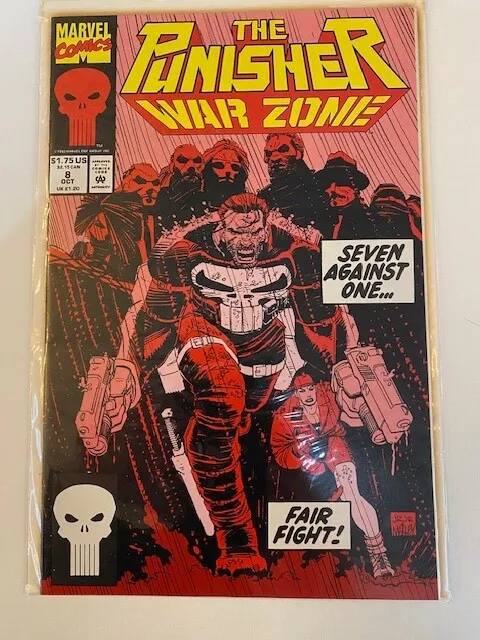 Punisher War Zone #8 Vintage Marvel Comics