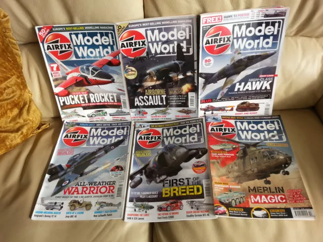 AIRFIX Model World magazines 2013  2014 ONLY 5 left  Choose which one you want.