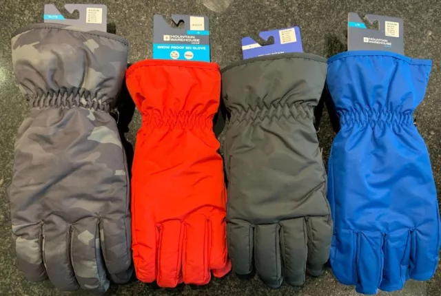 NEW Mountain Warehouse Mens Ski Gloves Accessories Mittens S M L XL Various Cols
