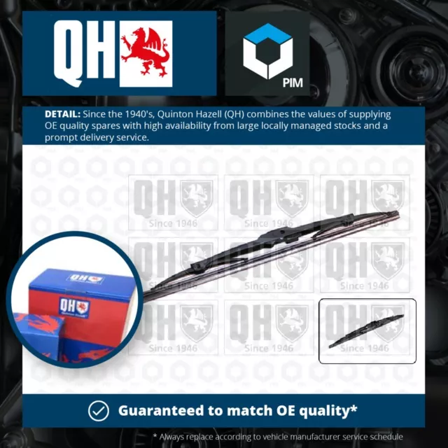 Rear Wiper Blade fits DAIHATSU FOURTRAK 1.6 2.0 2.2 2.8D 84 to 99 QH Quality New