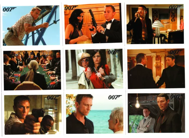 The Complete James Bond Casino Royale Dangerous Liaisons Chase Card Set DL1-DL9