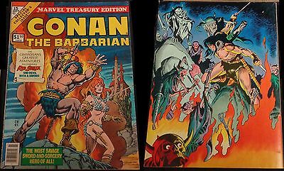 Marvel Treasury Edition 15 Conan The Barbarian Vf Rare Giant Robert E Howard