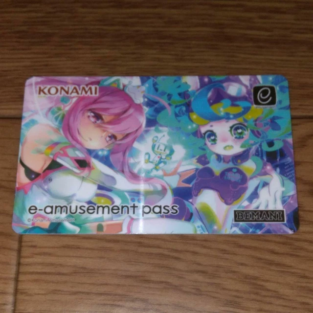 KONAMI E-AMUSEMENT PASS Card Sound Voltex Rasis & Tama SDVX