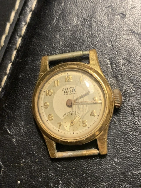 Montre mécanique ancienne ZHUET à réviser semble fonctionner - F38-21