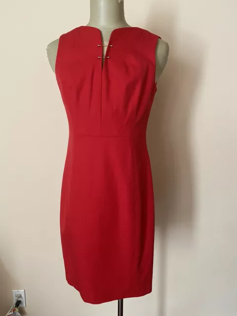 NWT Elie Tahari Red Size 8 Pencil Cocktail Party Dress Orig $248