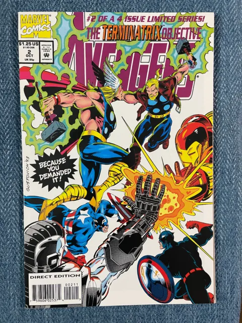 The Avengers Terminatrix Objective #2 Marvel Comics 1993 NM