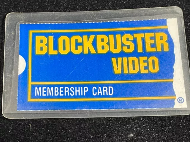 Blockbuster Video Card