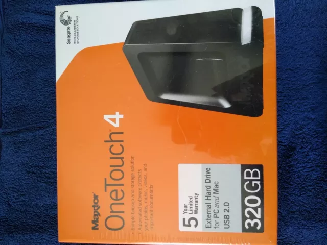 Maxtor 320GB OneTouch 4 External Hard Drive