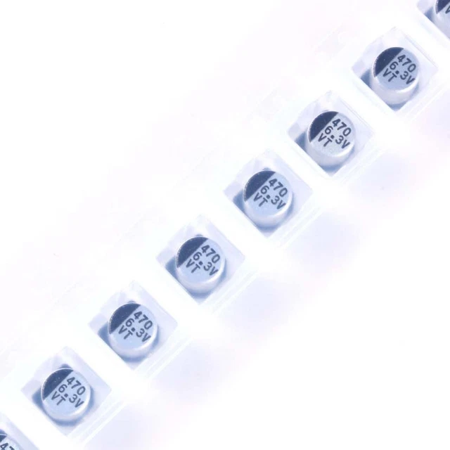 6.3V 400V SMD Aluminum Electrolytic Capacitors 10uF 33uF 220uF to 1000uF