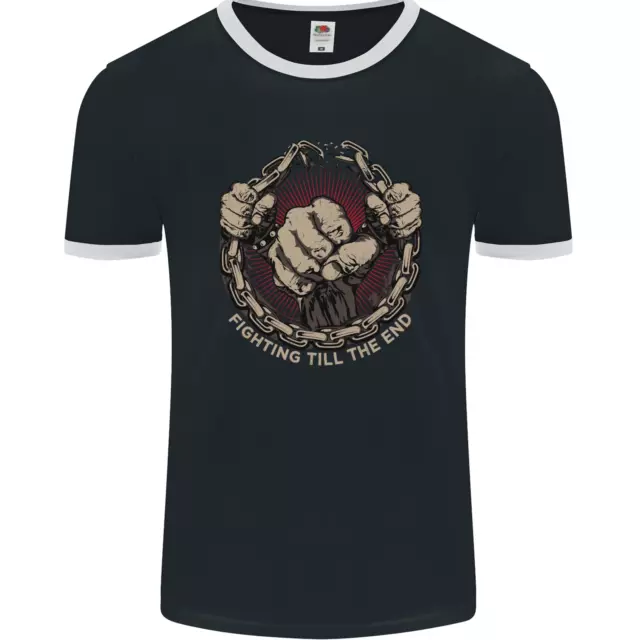 T-shirt lottatore uomo MMA arti marziali da uomo fotol