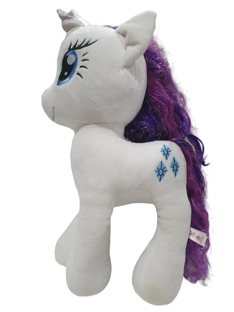 TY LARGE SPARKLE Rarity Unicorn My Little Pony Hair 2017 White