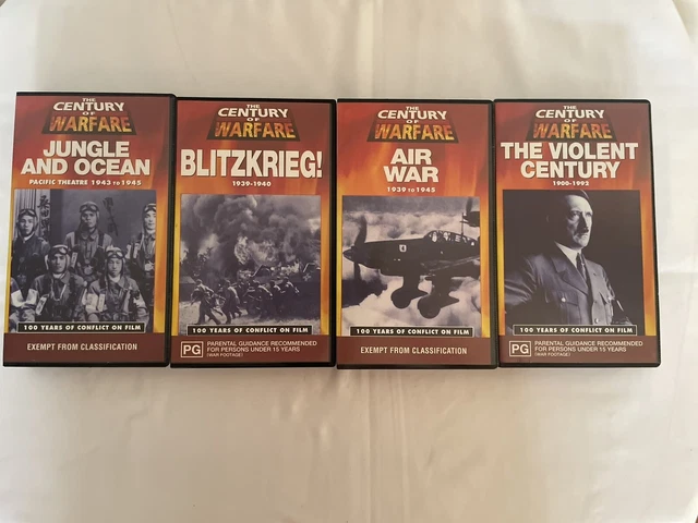 THE CENTURY OF Warfare VHS Bundle #2-5 #7-19 #22-26 #20 is