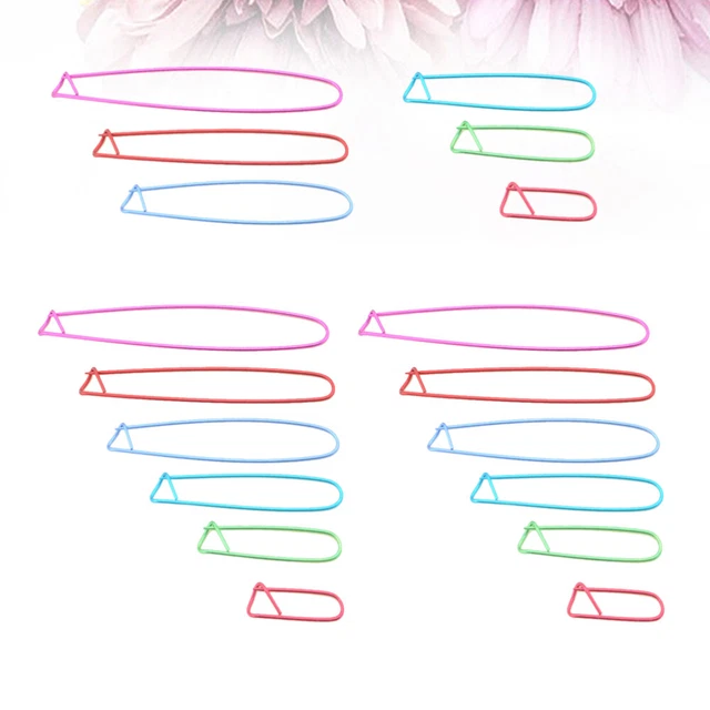 18 Pcs Crochet Notions Holders Bulk Yarn Metal Brackets Cross