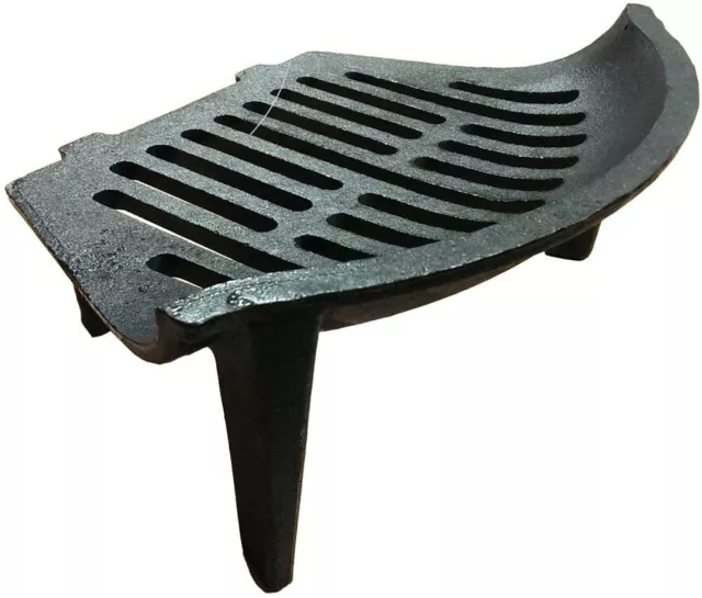 Fire Grate Bowed Front Cast Iron Victorian Style for 14" Opening