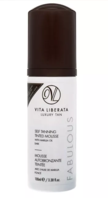 Vita Liberata Favolosa Mousse Autoabbronzante Colorata Scura 100ml