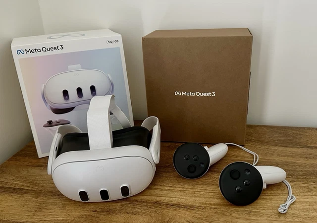 META QUEST 3 512GB All-In-One Mixed Reality Headset £373.92 - PicClick UK