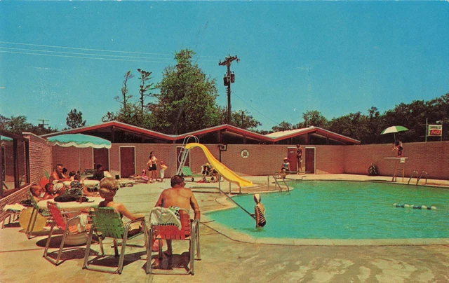 CEN Caseville 1950s-60s THE SURF -N- SAND RESORT MOTEL ROADSIDE Family Vacation