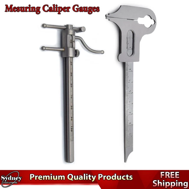 Vdo Ruler DENTAL APOLLO GAUGE Prosthodontics VDO Ruler Caliper Vernier Measuring ...