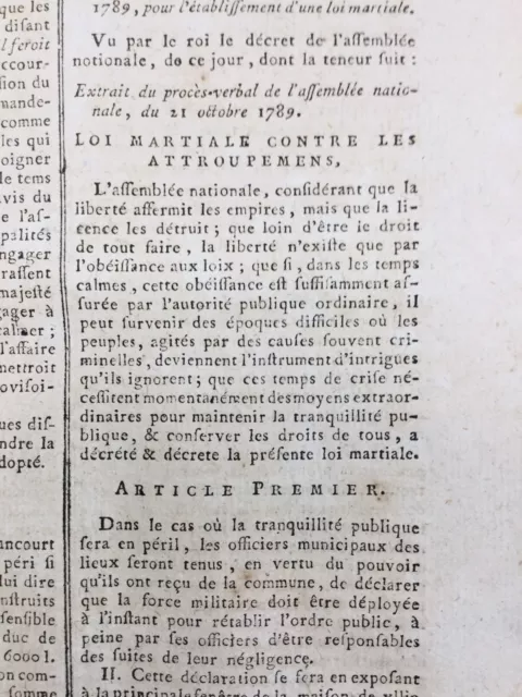 Tréguier en 1789 Côtes d’Armor Bretagne Loi Martiale Paris Louis XVI Révolution 3