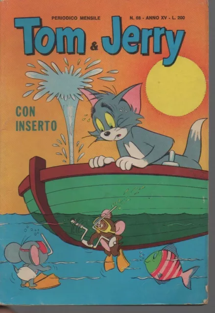 Tom & Jerry N. 68 Del '74 - Con Inserto Coloriamo Insieme