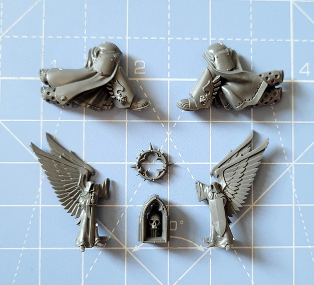 Decal Dark Angels Foglio Di Trasferimenti Dark Angels Deathwing Per Warhammer 40K - Knights, Terminators, Ravenwing Decalcomanie Warhammer 40k