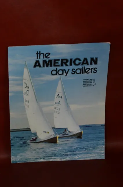 Vtg 1978  American Day Sailers Boat Brochure Catalog Sales Specs Yacht Sailboat