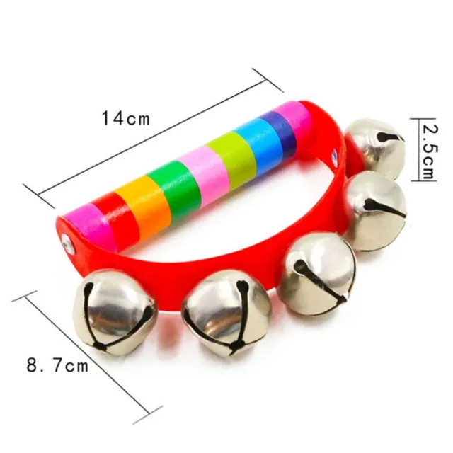 Toy Hand Shake Bells Bell Rattles Baby Shaking Bell Musical Instrument 2
