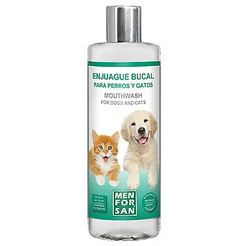 Men For San Enjuague Bucal 310ml. Perros y Gatos