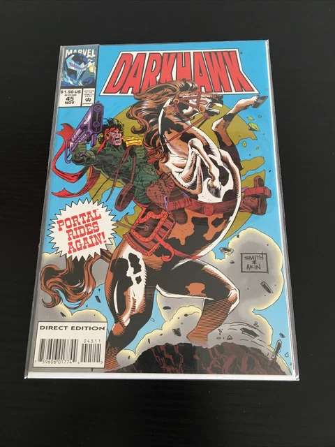 DARKHAWK  Marvel Comics Low Run #45 Comic Books Vintage Key Issue