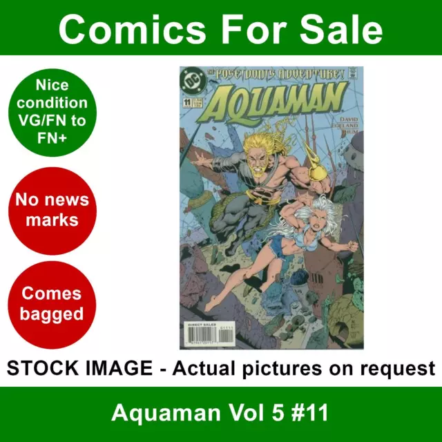 DC Aquaman Vol 5 #11 comic - VG/FN+ 01 August 1995