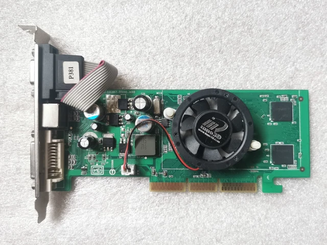 carte graphique twintech 6200-AGP-250 Mo-DVI+TV