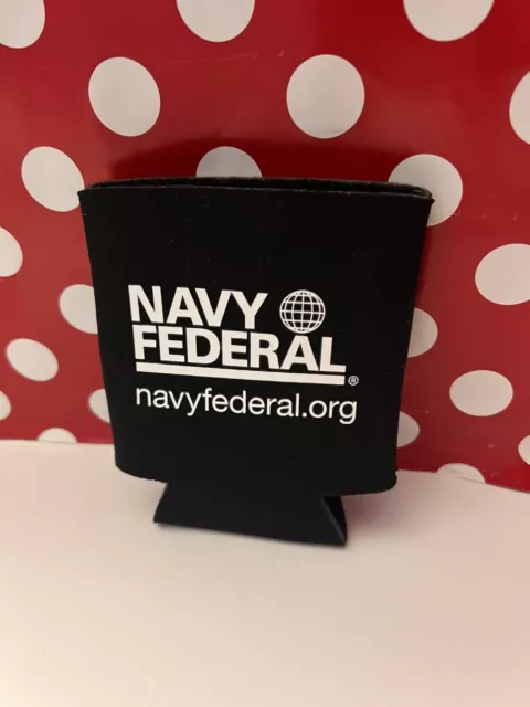 New Navy Federal Beer Bottle Koozie Sleeve Collapsible Neoprene Sleeve