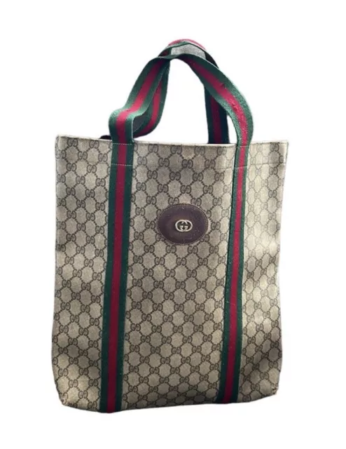 Gucci Supreme GG Monogram Web Tote