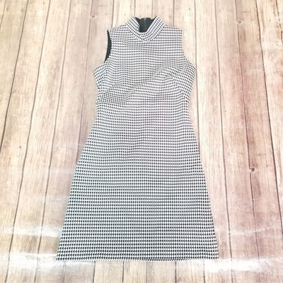 J. McLaughlin Womens Dress Size XS Extra Small Black Sheath Mock Neck Sleeveless