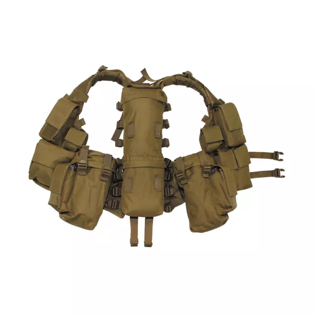 MFH Airsoft South African Tactical Assault Vest Coyote Tan