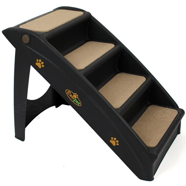Dog Pet Puppy Plastic Foldable Stairs Folding Ramp Access Steps Lightweight