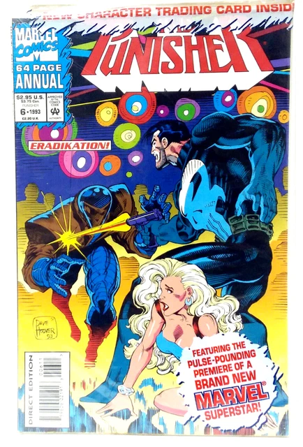 Marvel Comics The Punisher Issue #6 Direct Edition 1993 Trading Card Annual (3)