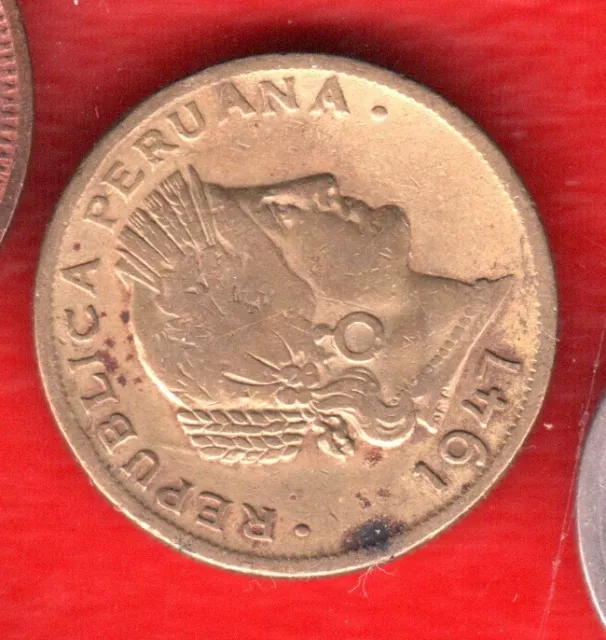 Peru 20 Cents 1947