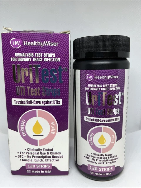 Uti Complete UTI TEST COMPLETE Urinalysis Test Strips 120 Strips Ct HealthyWiser ...