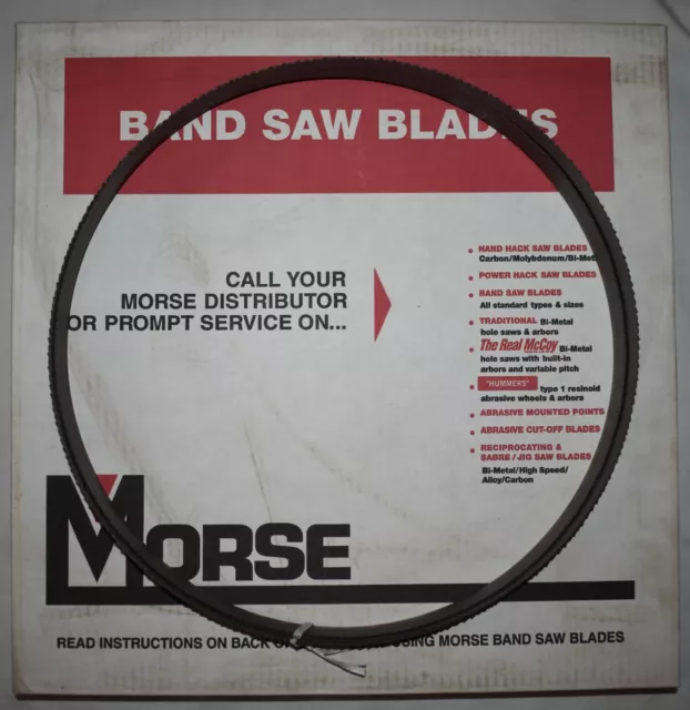 Morse M42 Bi-Metal Band Saw Blade 12' 4" (148") x 1" x  0.35, 4/6 PR  TPI