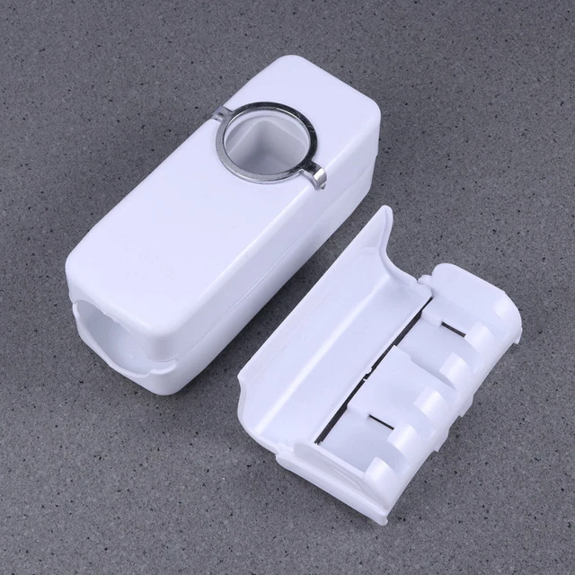 Set dentifricio automatico 3 in 1 con supporto spazzolino antipolvere per spremere il