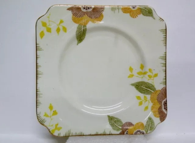Vintage Royal Doulton Nerissa square Side Plate (5 3/4") vgc