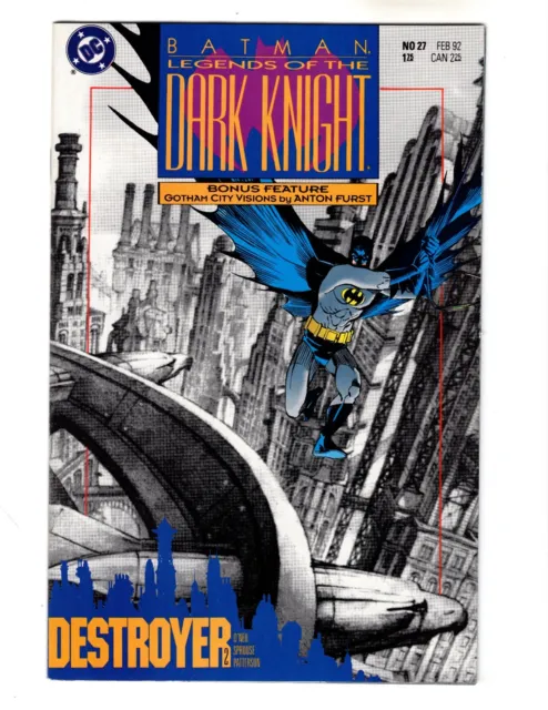 Batman Legends Of The Dark Knight #27 [Vf-Nm] Dc Comics 1992