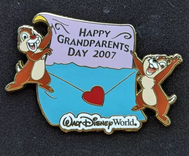 Disney Grandparents Day 2007 Pin Chip and Dale PP 56711 LE 1000