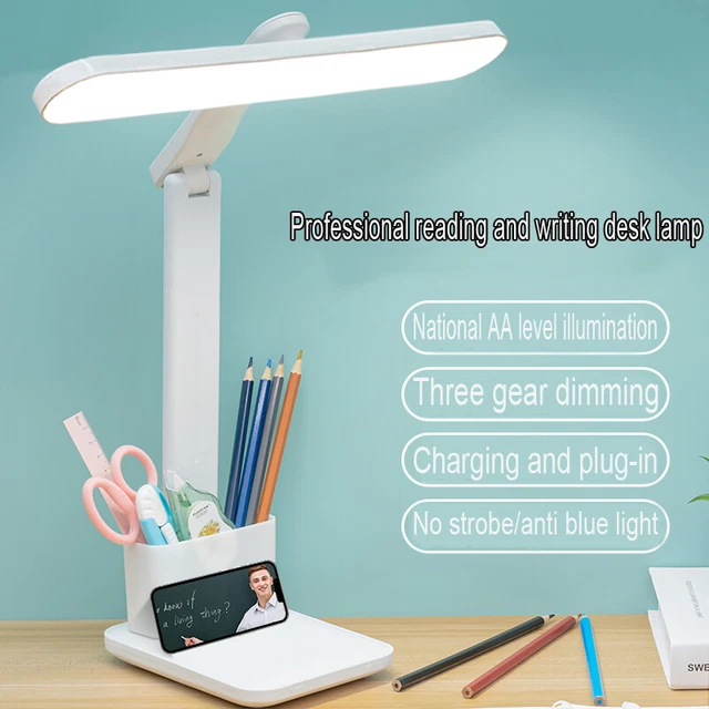 Lampada Touch Ricaricabile Pieghevole 180° Luce Led Scrivania E Tavolo 10W