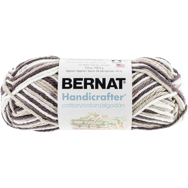 Bernat Handicrafter Cotton Yarn Ombres-Chocolate Ombre -162102-2014