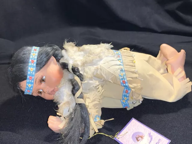 Goldenvale Collection Porcelain Doll Pocohantis 1/2000 Native American Baby